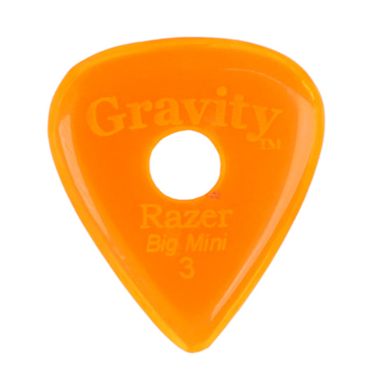 Gravity グラビティ Razer big mini ギターピック GRAB3PR orange 1枚入り