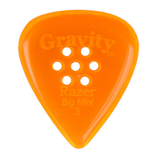 Gravity グラビティ Razer big mini ギターピック GRAB3PM orange 1枚入り