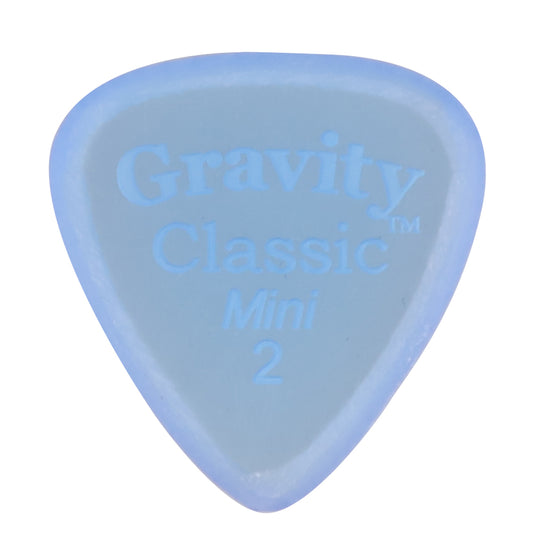 Gravity グラビティClassic Mini ギターピック JAZZ GCLM2M blue 1枚入り