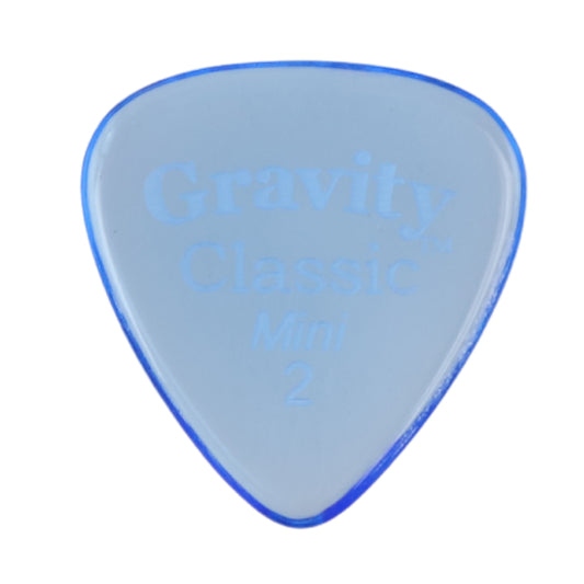 Gravity グラビティClassic Mini ギターピック JAZZ GCLM2P blue 1枚入り