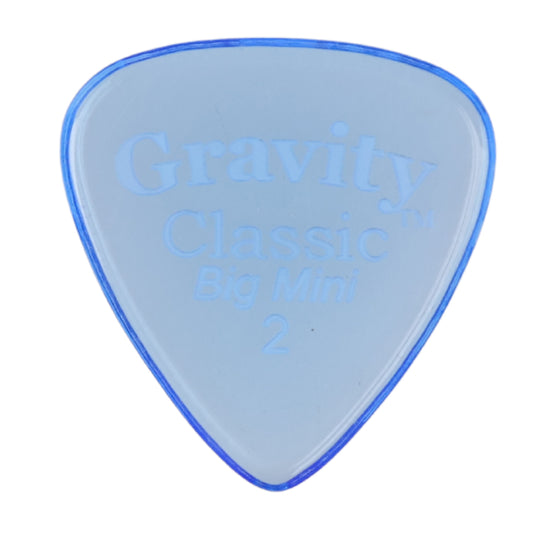 Gravity グラビティClassic big Mini ギターピック GCLB2P blue 1枚入り