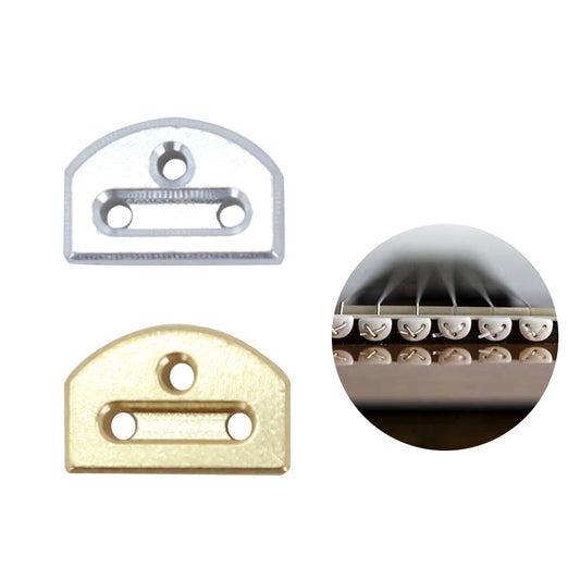 クラシックギターナイロン弦固定ピン アルミ合金 真鍮 ブリッジビーズ (6個セット)