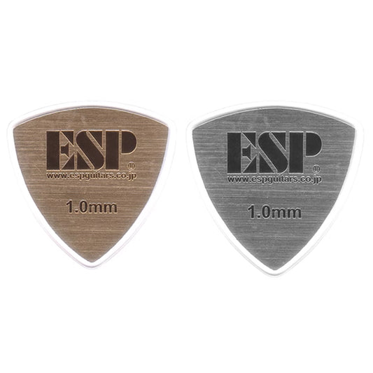 ESP トライアングル ギターピック 透明エッジ