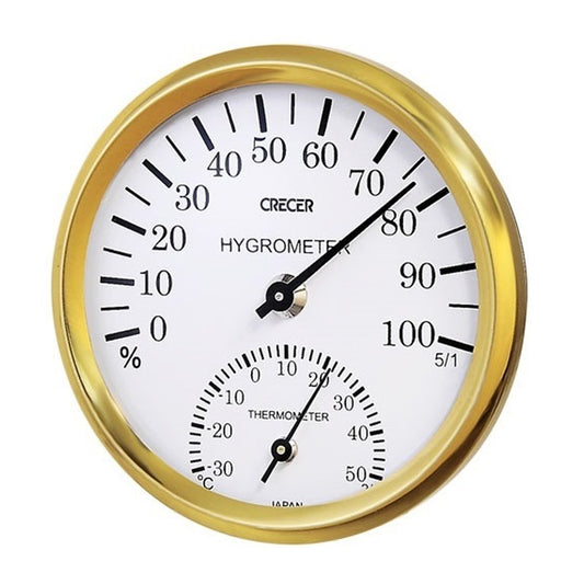CRECER クレセル CR-101W 温湿度計 電池不要 壁掛け対応