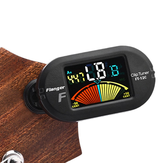 Flanger フランジャー FT-12C クリップ式チューナー マルチ楽器対応