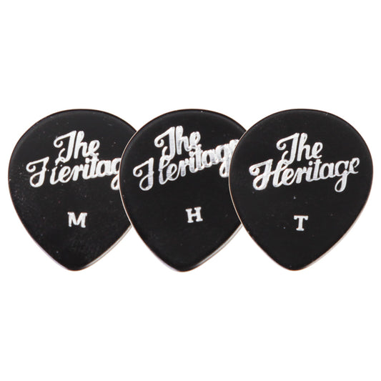 Heritage ナイロン ギターピック ティアドロップ型