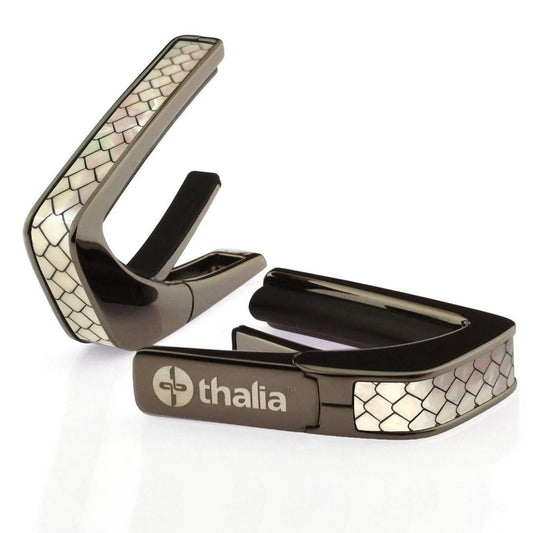 Thalia Capos ギターカポタスト Black Chrome Pearl Dragon Scales TH-CB202-01