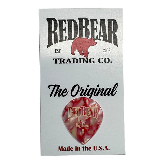 RED BEAR ピック Big Jazzer Medium ミディアム ピンクアバロン調 ギターピック