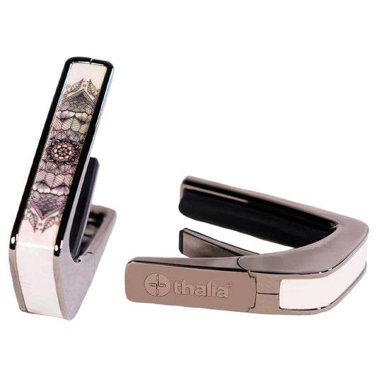 Thalia Capos ギターカポタスト Black Chrome Pearl Mandala TH-CB201-17