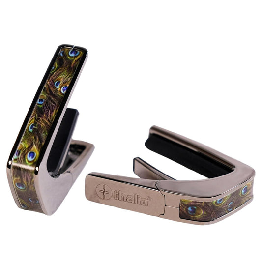 Thalia Capos ギターカポタストBlack Chrome Pearl Peacock TH-CB201-18