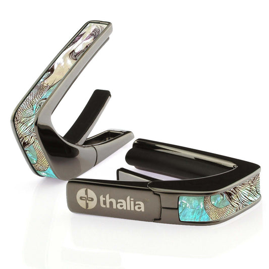 Thalia Capos ギターカポタストBlack Chrome Finish Mermaid TH-CB201-12
