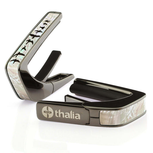 Thalia Capos ギターカポタスト Black Chrome Birds on Pearl TH-CB201-08