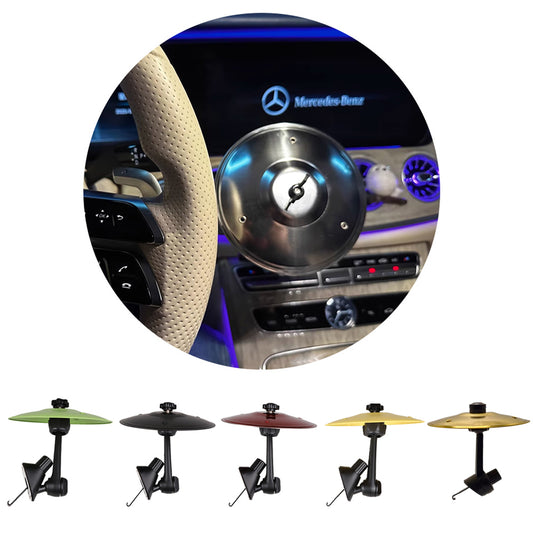 GK FACTORY 車載シンバル 手拍シンバル 出風口打楽器 アクセサリー 音楽ドライブ ABS製 打撃リズムパッド ハンドパーカッション 車内用おもちゃ