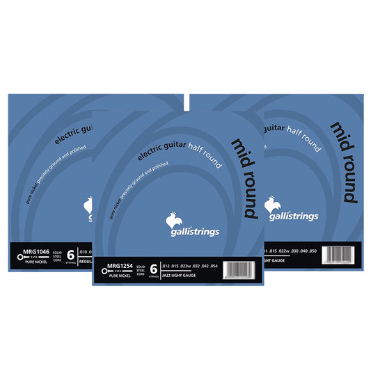 Galli Strings ガリ・ストリングス MRG-◯◯ エレキギター弦 10-46、11-50、12-54