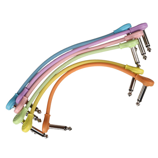 KIZAI キザイ QC0560 エフェクター パッチケーブル パッチケーブル 0.15M 6本セット