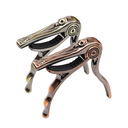 Alice アリス A007HS-◯◯ 骸骨デザイン ギターカポタスト