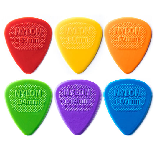 Jim Dunlop NYLON ミディ ナイロンギターピック 1枚入り
