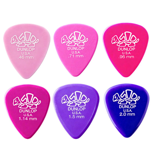 JIM Dunlop Delrin 500 樹脂べっ甲柄スタンダードギターピック 41R 1枚入り