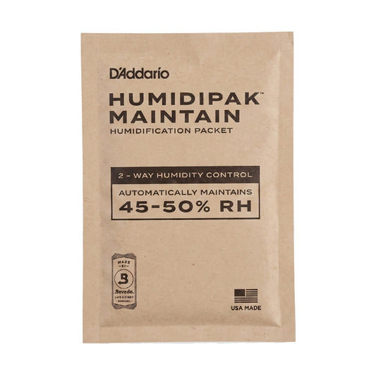 D'Addario Humidipak Maintain PW-HPRP-24 ギター用湿度コントロールパック 小分け販売 1枚 2枚 3枚 6枚