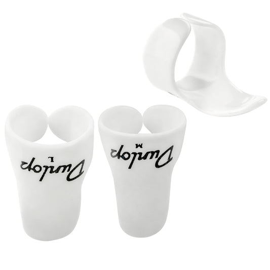 Jim Dunlop White Plastic Fingerpicks 9011R / 9021R 1枚入り