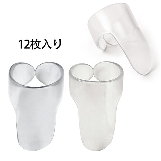 Jim Dunlop Clear Fingerpicks 9032R / 9033R クリア フィンガーピック M/L 12枚入り