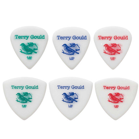 PICKBOY ピックボーイ ギターピックTerry Gould Sand Grip滑り止めエレキギターピックトライアングル型ティアドロップ型