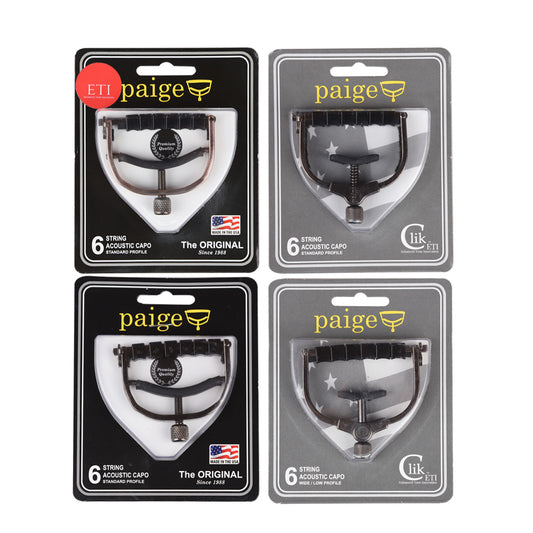 Paige Capo ペイジカポ P-◯◯-ETI アコースティックギター用カポタスト
