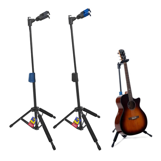 GALUX ガラクス GS-209 垂直サポートギタースタンド 自動重力ロック機 折叠式 高さ調節可能