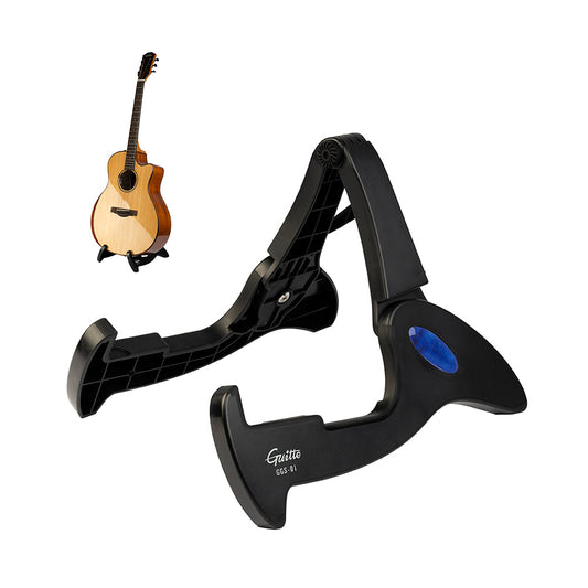 Guitto GGS-01 エイリアンウサギ ギタースタンド 折りたたみA型 安定性と耐久性
