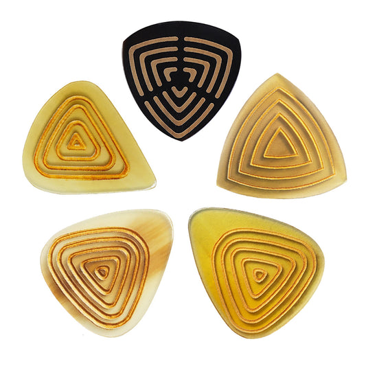 Timber-tones ティンバー・トーンズ FLXGシリーズ 同心リング ギターピック ホーン素材 イギリス製