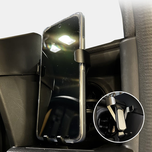 GK FACTORY ホンダN-VAN/N-BOX/N-ONE専用丸型エアコン吹き出し口スマホホルダー 2カラー