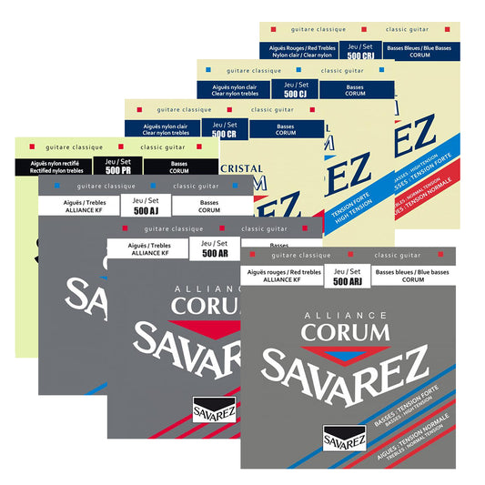 フランス Savarez 500シリーズ クラシックギター弦 CORUM低音弦