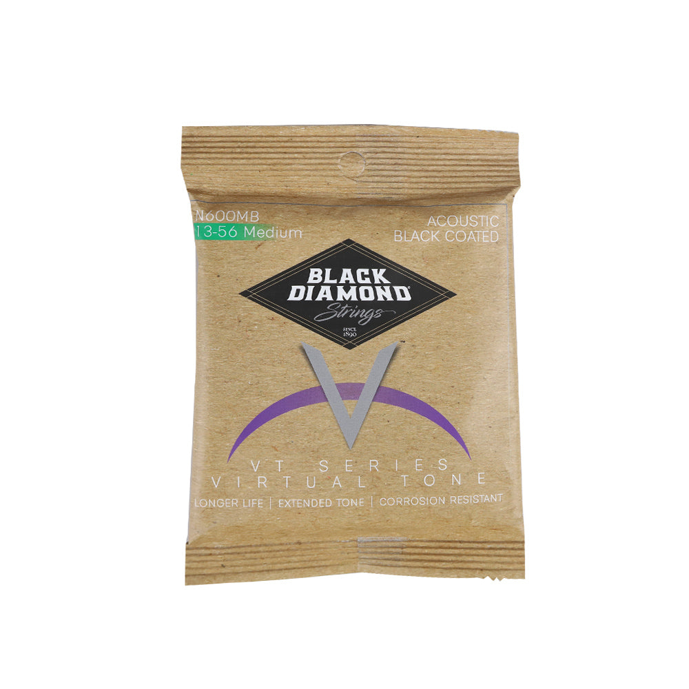 Black Diamond Strings ブラックダイヤモンド・ストリングス N600◯◯B アコースティックギター弦 ブラックコーティングシリーズ
