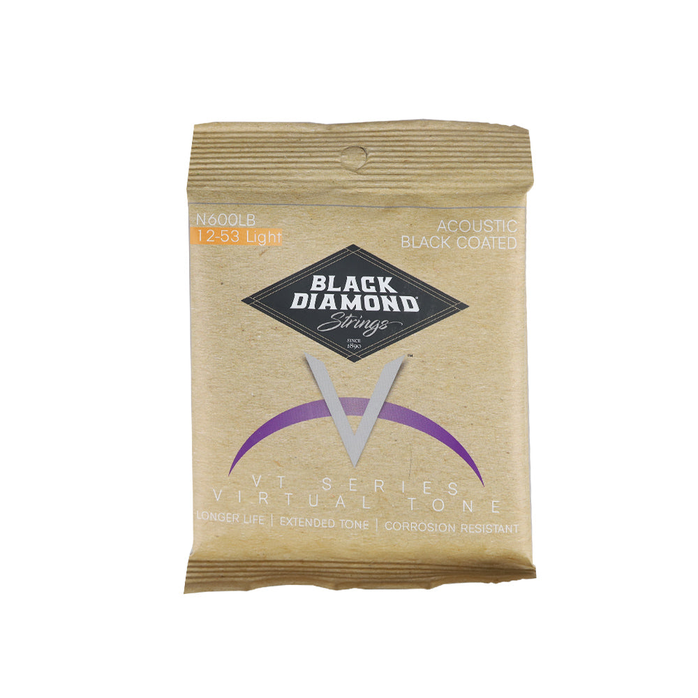 Black Diamond Strings ブラックダイヤモンド・ストリングス N600◯◯B アコースティックギター弦 ブラックコーティングシリーズ