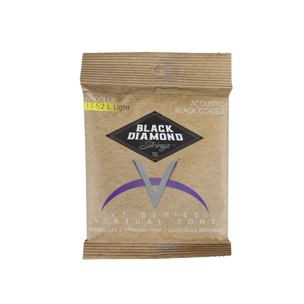 Black Diamond Strings ブラックダイヤモンド・ストリングス N600◯◯B アコースティックギター弦 ブラックコーティングシリーズ