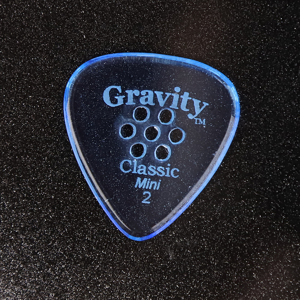 Gravity グラビティClassic Mini ギターピック JAZZ GCLM2PM blue 1枚入り