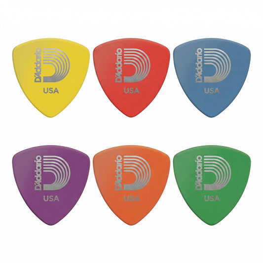 D'addario ダダリオ デュラリン ワイド トライアングルピック 6色 1枚入り