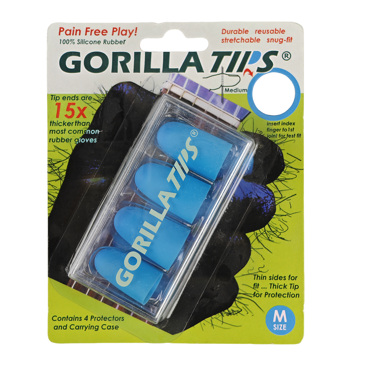 GORILLA TIPS ギター練習ツール GTP 指サック 補助押弦 痛み軽減