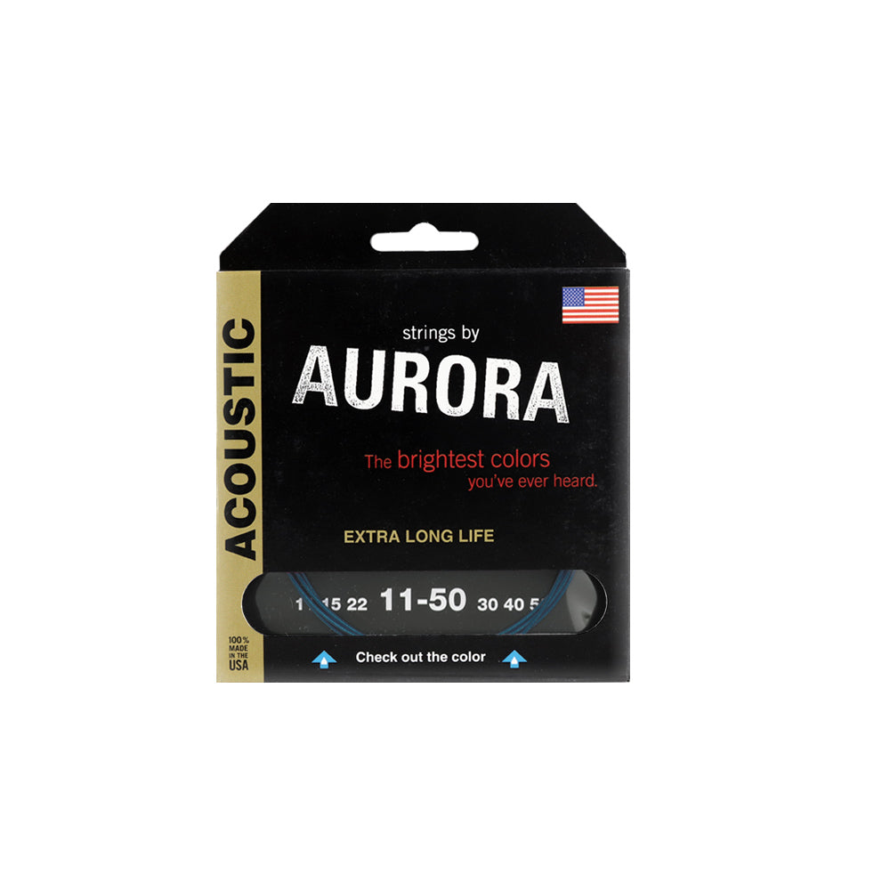 Aurora カラーアコースティックギター弦