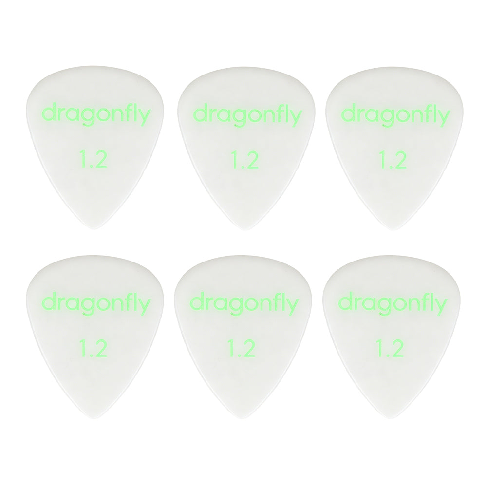 Dragonfly TDシリーズ ティアドロップギターピック 6枚入り