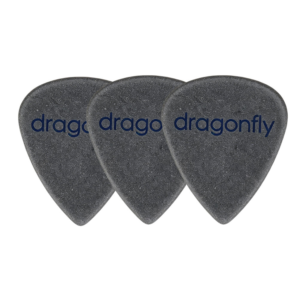 Dragonfly  TD-HGシリーズ ティアドロップ型ギターピック マット仕上げ 3枚入り