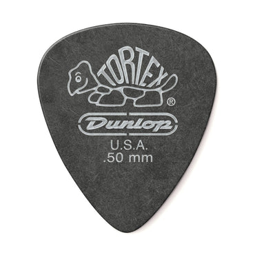 JIM Dunlop Tortex べっ甲柄 ブラックシルバー スタンダード ギターピック 488R 1枚入り