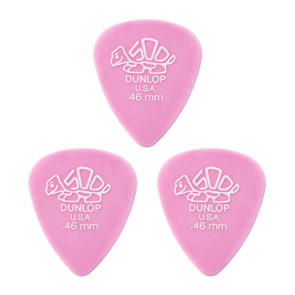 JIM Dunlop Delrin 500 樹脂べっ甲柄スタンダードギターピック 41R 3枚入り