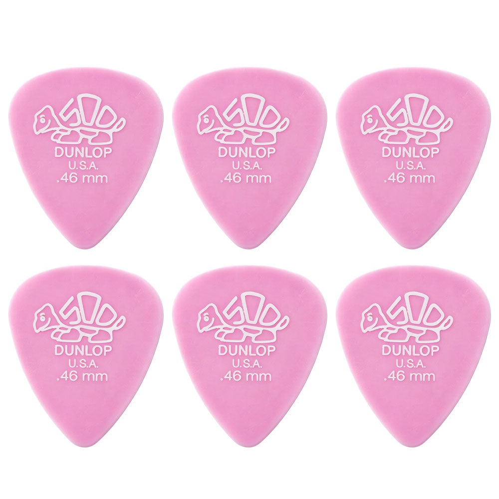 JIM Dunlop Delrin 500 樹脂べっ甲柄スタンダードギターピック 41R 6枚入り