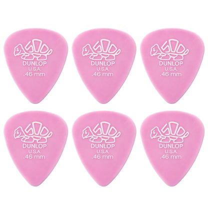 JIM Dunlop Delrin 500 樹脂べっ甲柄スタンダードギターピック 41R 6枚入り