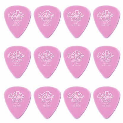 JIM Dunlop Delrin 500 樹脂べっ甲柄スタンダードギターピック 41R 12枚入り