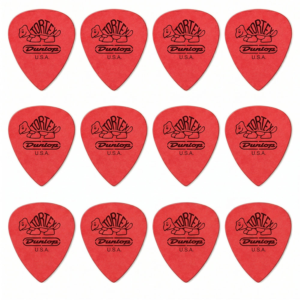 JIM Dunlop Tortex TIII べっ甲柄 III ティアドロップ ギターピック 462R 12枚入り