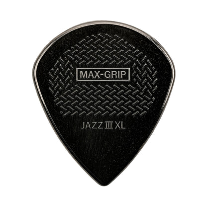 Jim Dunlop MAX-GRIP Jazz III XL ギターピック 1枚入り