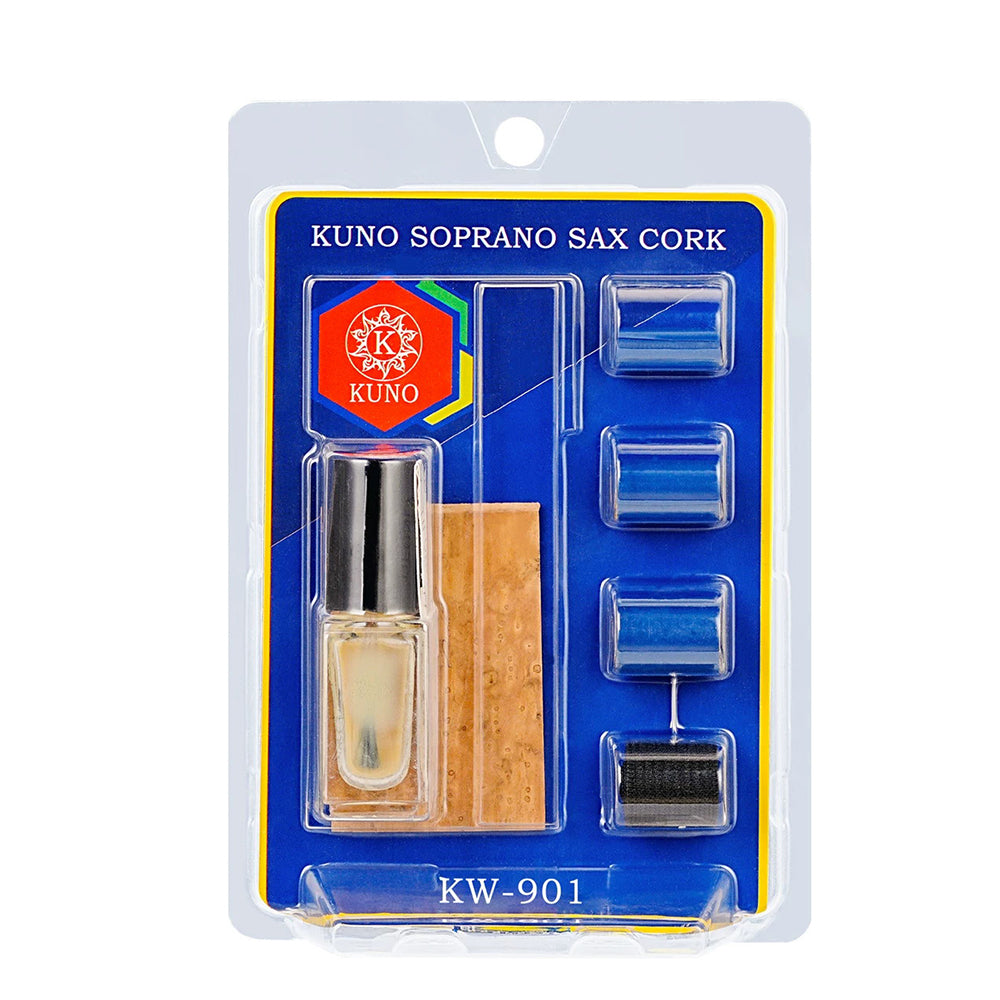 九野 くノ  KUNO 楽器用ネックコルク 交換7点セット ソプラノ/アルト/テナーサックス・クラリネット用