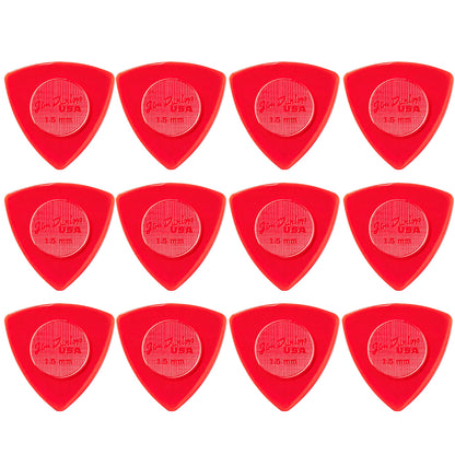 Jim Dunlop Tri Stubby  Lexan トライアングル ピック 1.5mm/2.0mm/3.0mm 12枚入り